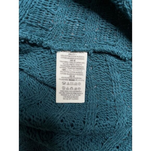 Free people Thein's Hacci Sweater Green Loose Knit Dolman Sleeve We The Free - Picture 10 of 10